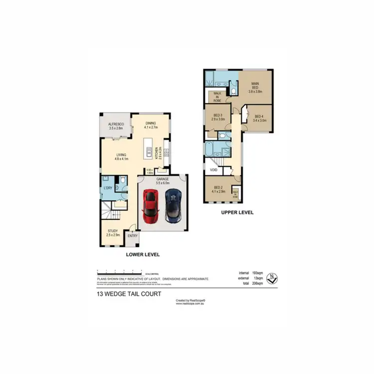 Floorplan of Homely house listing, 13 Wedge Tail Court, Griffin QLD 4503