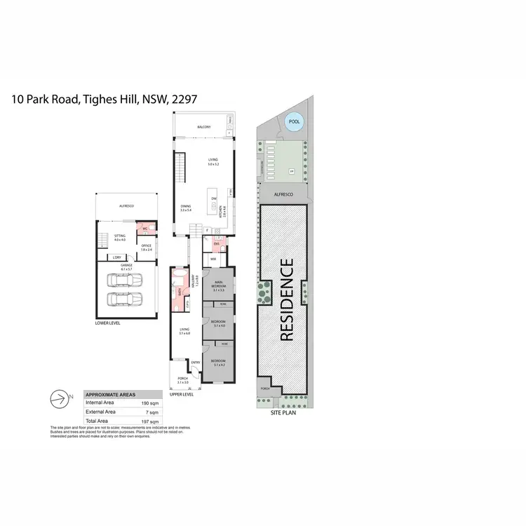 Floorplan of Homely house listing, 10 Park Road, Tighes Hill NSW 2297