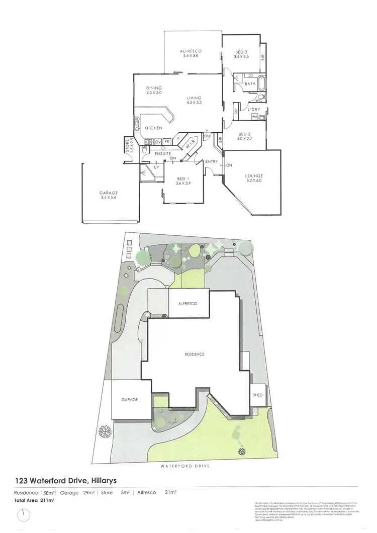 Floorplan of Homely house listing, 123 Waterford Drive, Hillarys WA 6025