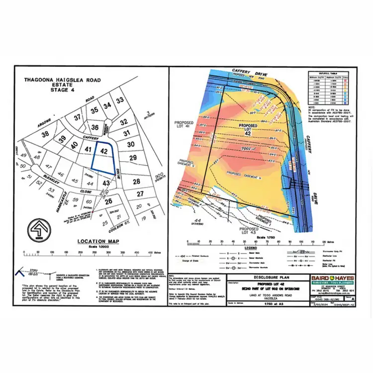 Floorplan of Homely land listing, LOT 42, 58 Caffery Drive, Haigslea QLD 4306