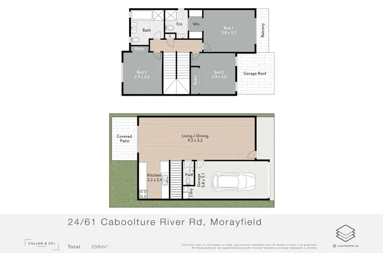 Floorplan of Homely townhouse listing, 24/61 Caboolture River Road, Morayfield QLD 4506