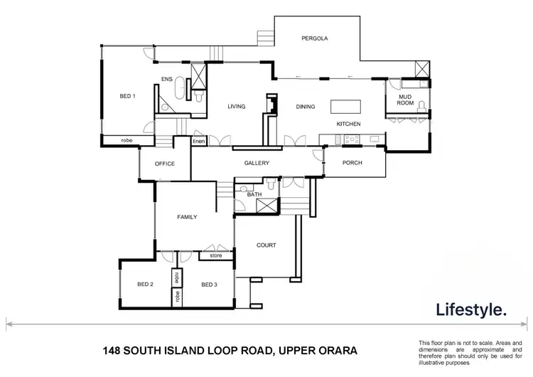 Floorplan of Homely rural property listing, 148 South Island Loop Road, Upper Orara NSW 2450