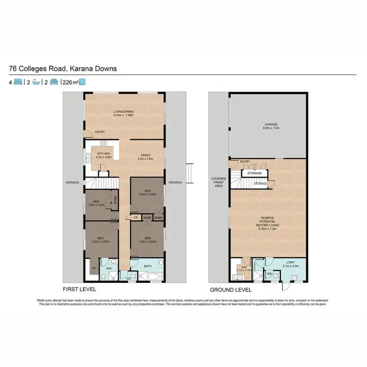 Floorplan of Homely house listing, 76 College Road, Karana Downs QLD 4306