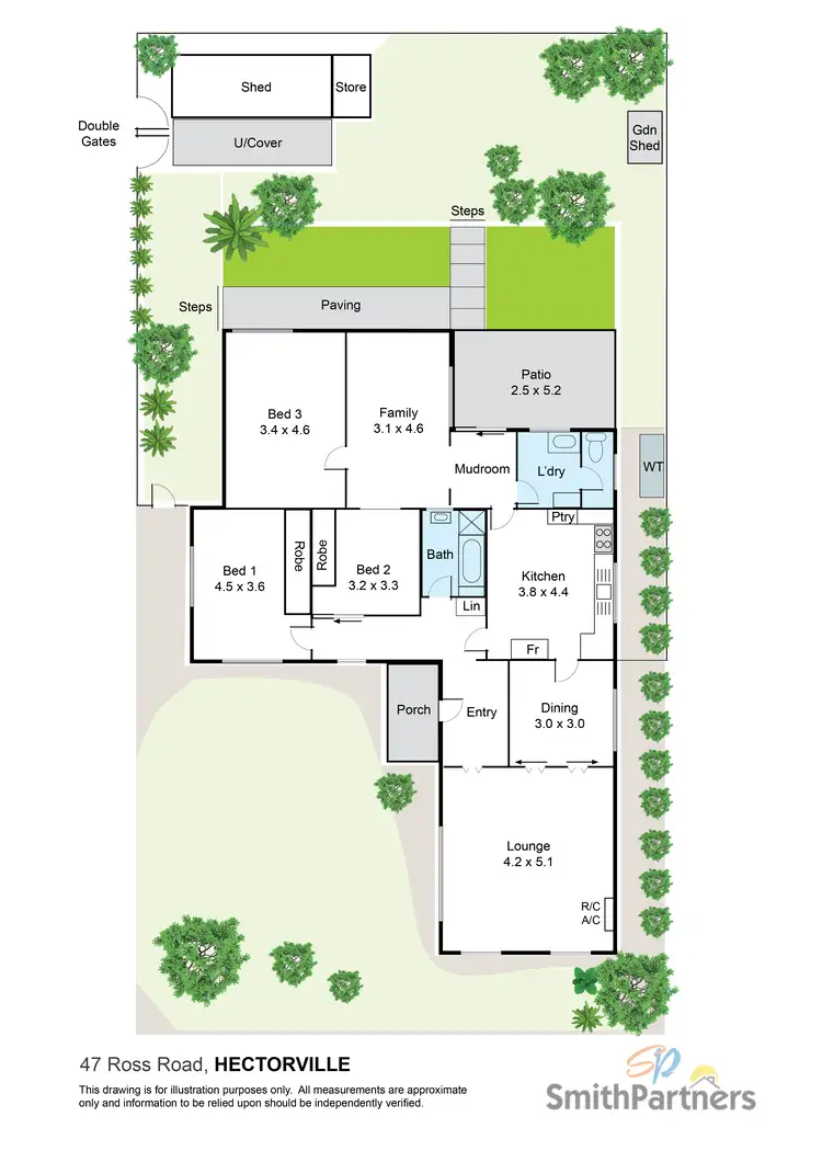 Floorplan of Homely house listing, 47 Ross Road, Hectorville SA 5073