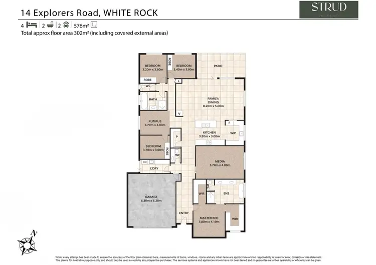 Floorplan of Homely house listing, 14 Explorers Road, White Rock QLD 4306
