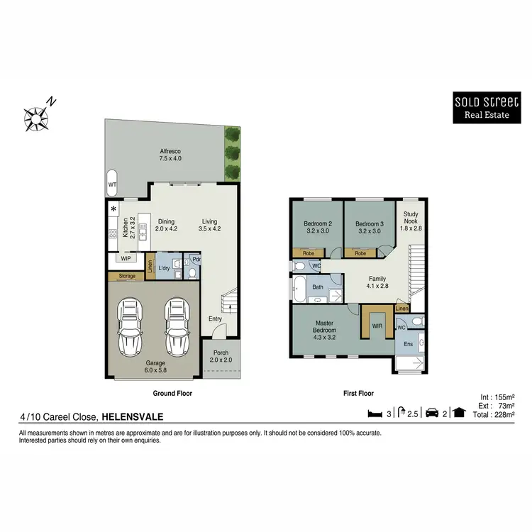 Floorplan of Homely townhouse listing, 4/10 Careel Close, Helensvale QLD 4212