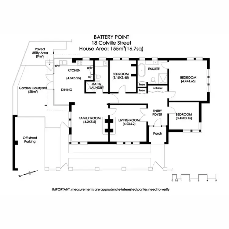 Floorplan of Homely house listing, 18 Colville Street, Battery Point TAS 7004