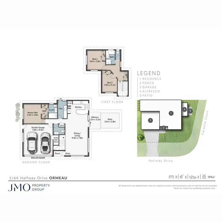 Floorplan of Homely house listing, 1/64 Halfway Drive, Ormeau QLD 4208