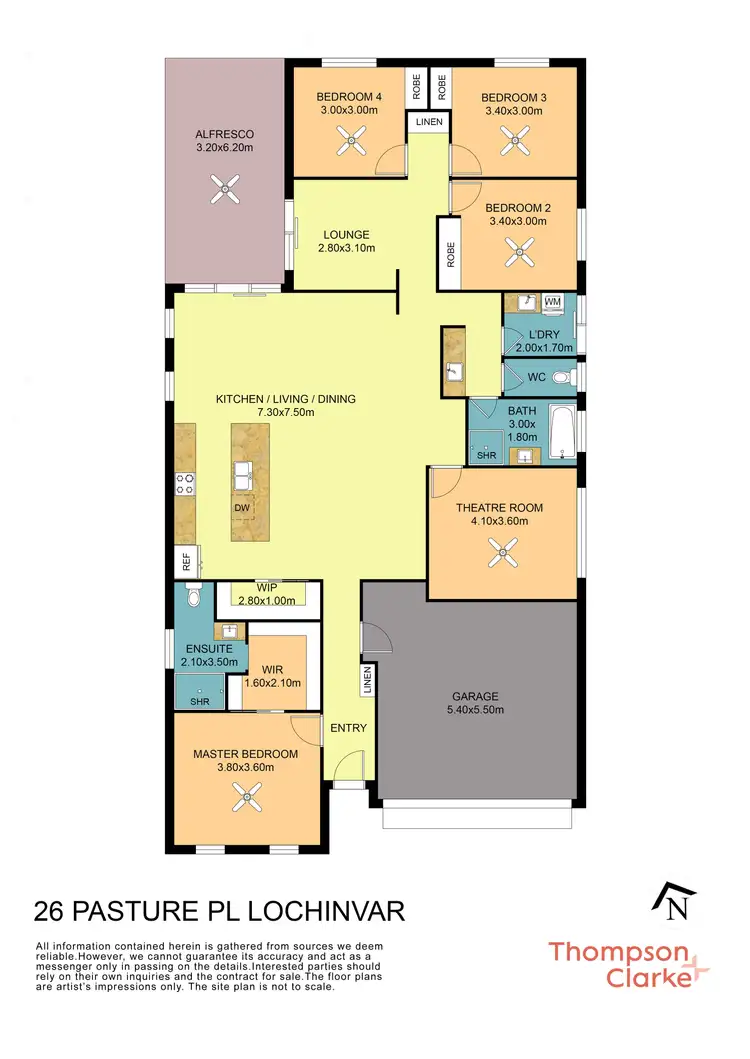 Floorplan of Homely house listing, 26 Pasture Place, Lochinvar NSW 2321