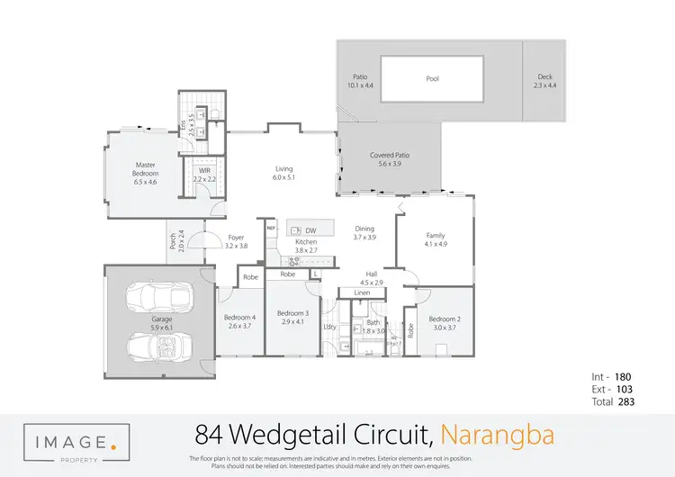 Floorplan of Homely house listing, 84 Wedgetail Circuit, Narangba QLD 4504