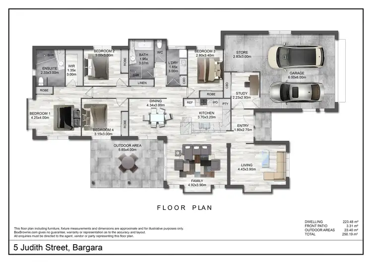 Floorplan of Homely house listing, 5 Judith Street, Bargara QLD 4670