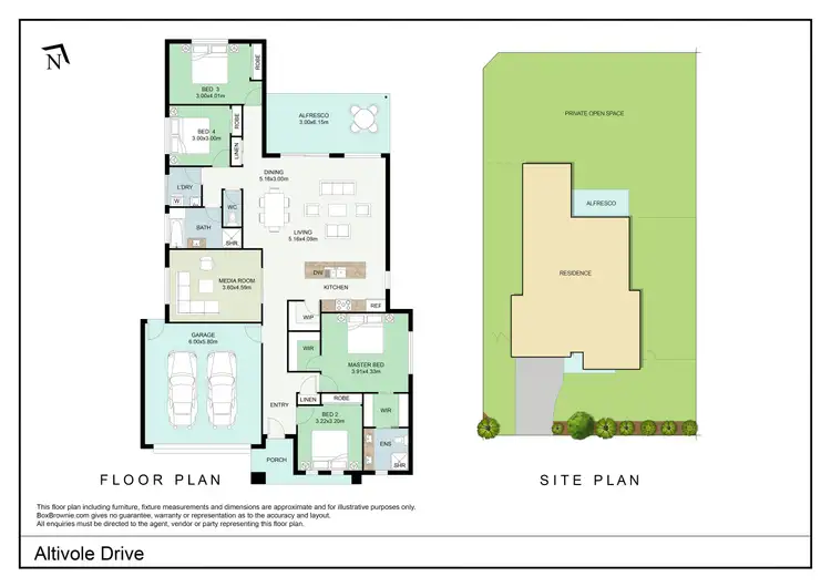 Floorplan of Homely house listing, 40 Altivole Drive, Norville QLD 4670