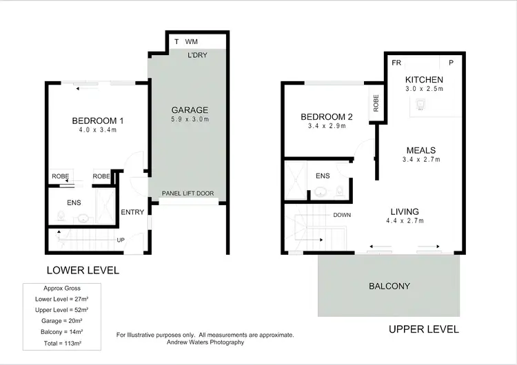 Floorplan of Homely townhouse listing, 9 Ethelbert Square, Brompton SA 5007