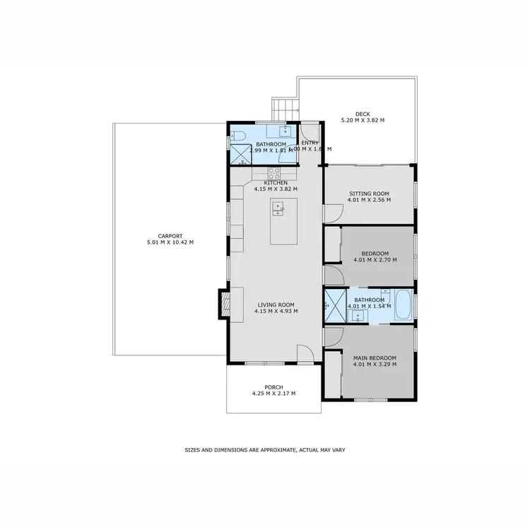 Floorplan of Homely house listing, 8 Jillico Avenue, Tallangatta VIC 3700