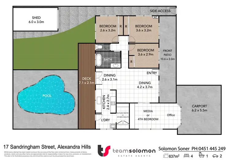 Floorplan of Homely house listing, 17 Sandringham Street, Alexandra Hills QLD 4161