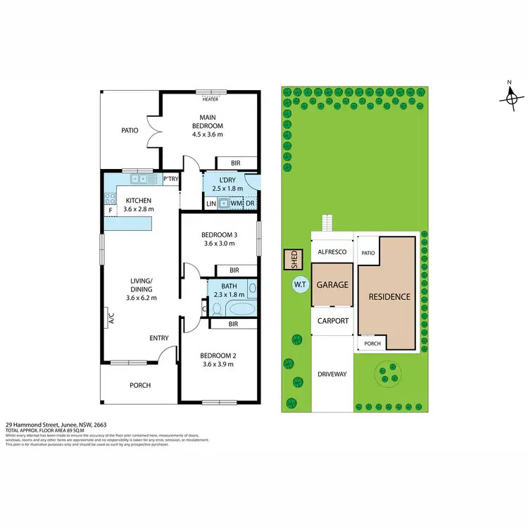 Floorplan of Homely house listing, 29 Hammond, Junee NSW 2663