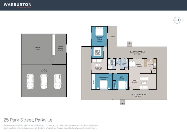 Floorplan of Homely house listing, 25 Park Street, Parkville NSW 2337