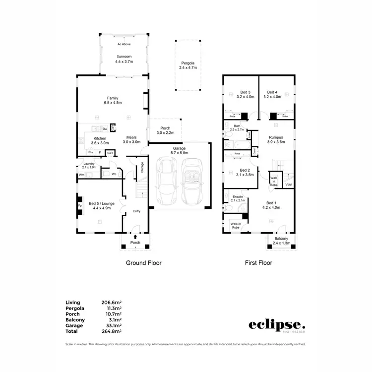 Floorplan of Homely house listing, 23 Caswell Circuit, Mawson Lakes SA 5095