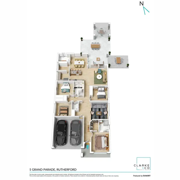 Floorplan of Homely house listing, 5 Grand Parade, Rutherford NSW 2320