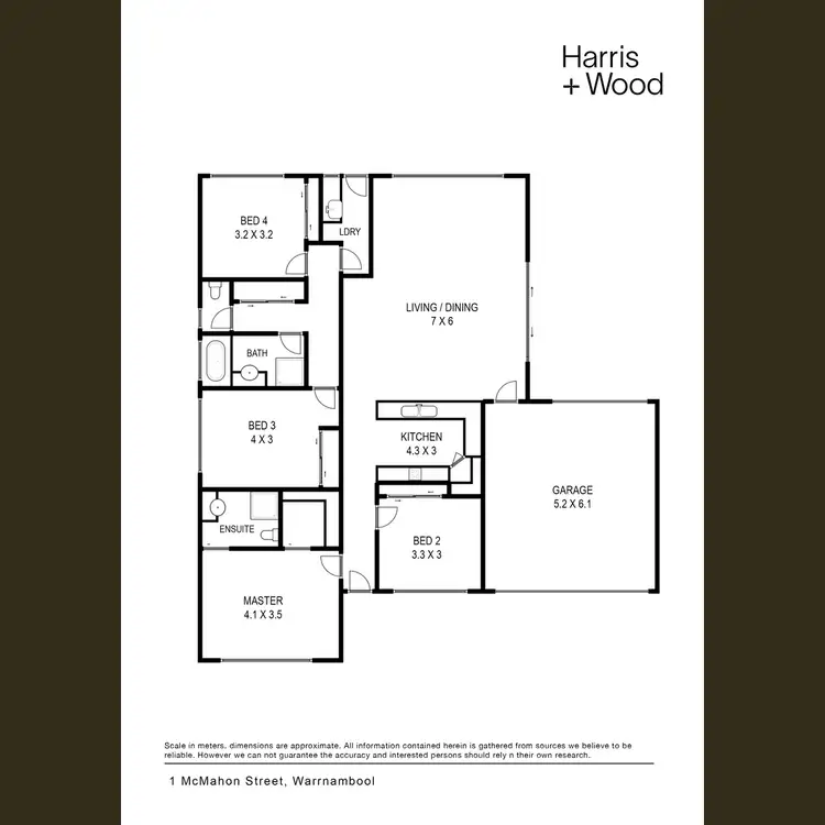 Floorplan of Homely house listing, 1 McMahon Street, Warrnambool VIC 3280