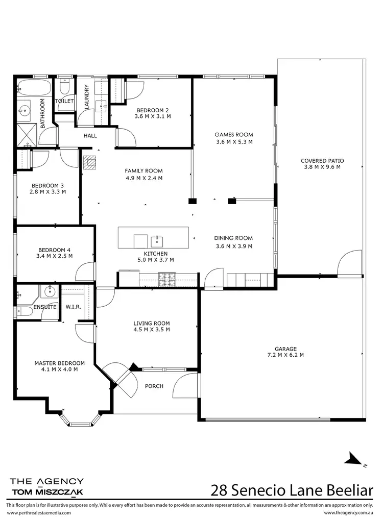 Floorplan of Homely house listing, 28 Senecio Lane, Beeliar WA 6164