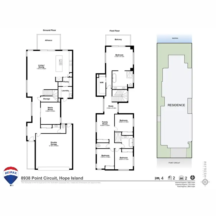 Floorplan of Homely house listing, 8938 The Point Circuit, Hope Island QLD 4212