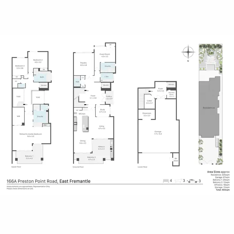 Floorplan of Homely house listing, 166A Preston Point Road, East Fremantle WA 6158