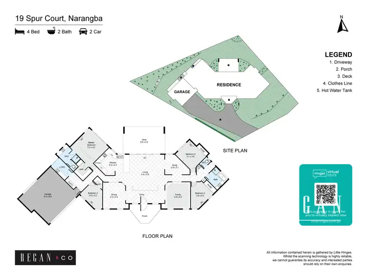 Floorplan of Homely house listing, 19 Spur Court, Narangba QLD 4504