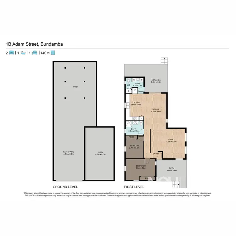 Floorplan of Homely house listing, 1B Adam Street, Bundamba QLD 4304