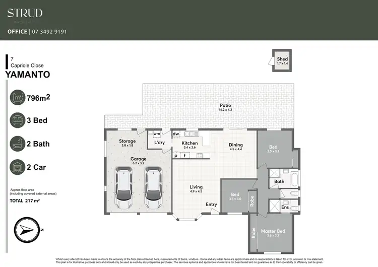 Floorplan of Homely house listing, 7 Capriole Close, Yamanto QLD 4305
