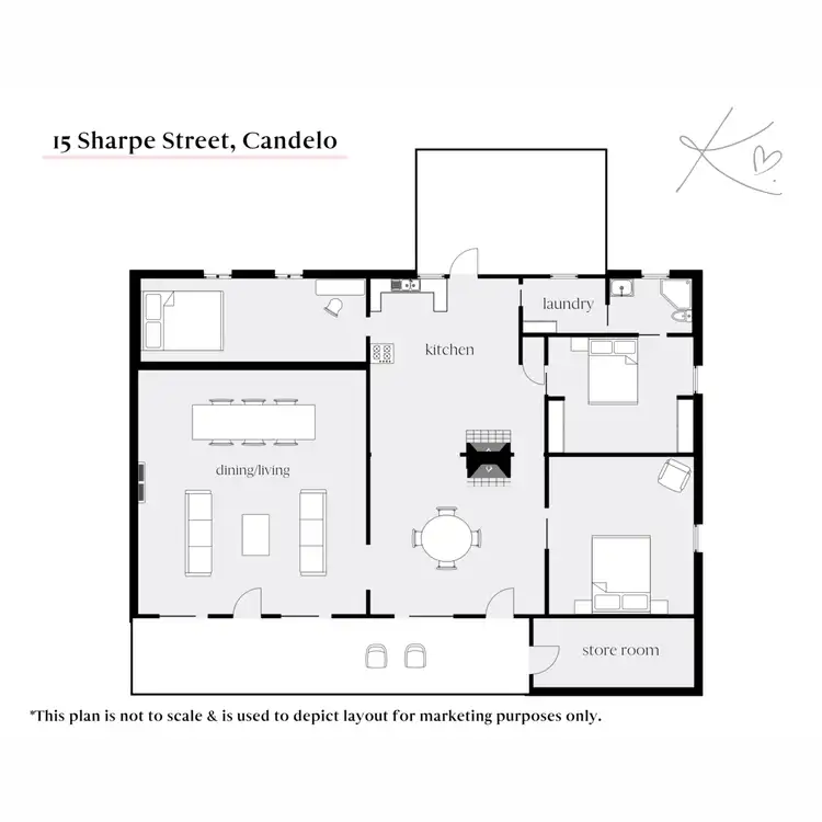 Floorplan of Homely house listing, 15 Sharpe Street, Candelo NSW 2550