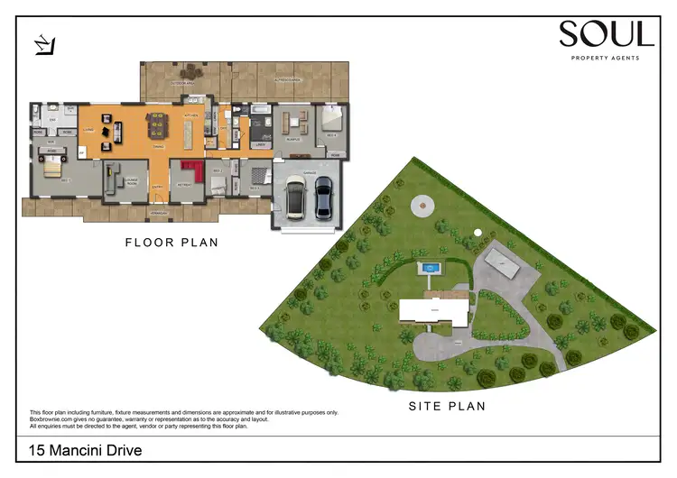 Floorplan of Homely house listing, 15 Mancini Drive, Lake Wyangan NSW 2680
