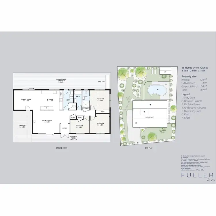 Floorplan of Homely house listing, 18 Ryces Drive, Clunes NSW 2480