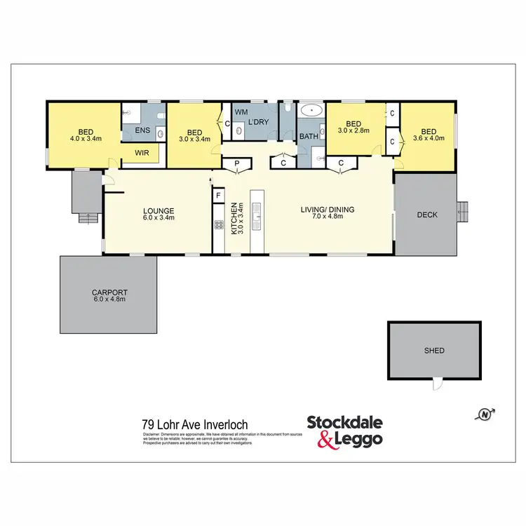 Floorplan of Homely house listing, 79 Lohr Avenue, Inverloch VIC 3996
