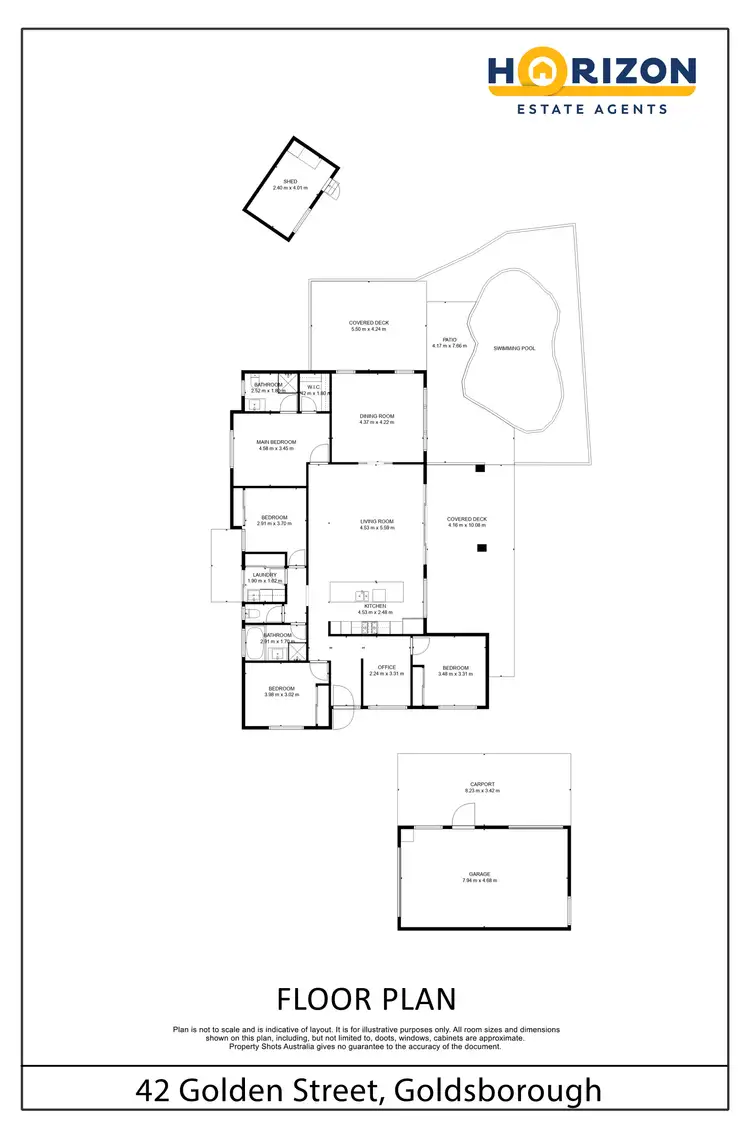 Floorplan of Homely house listing, 42 Golden Street, Goldsborough QLD 4865