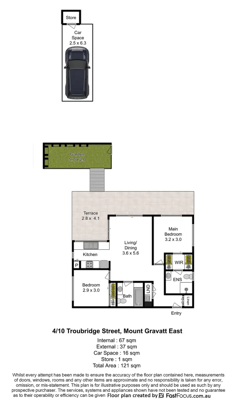 Floorplan of Homely unit listing, 4/10 Troubridge Street, Mount Gravatt East QLD 4122