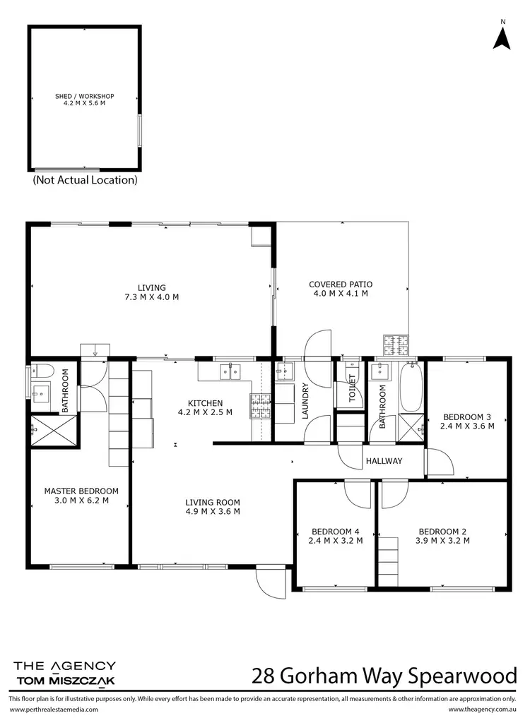 Floorplan of Homely house listing, 28 Gorham Way, Spearwood WA 6163