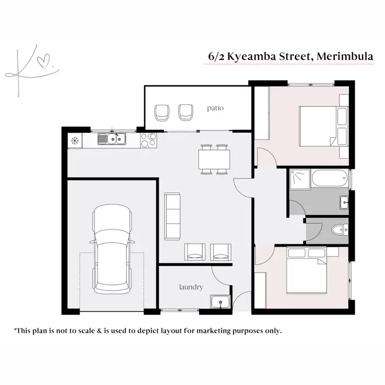 Floorplan of Homely apartment listing, 6/2 Kyeamba Street, Merimbula NSW 2548