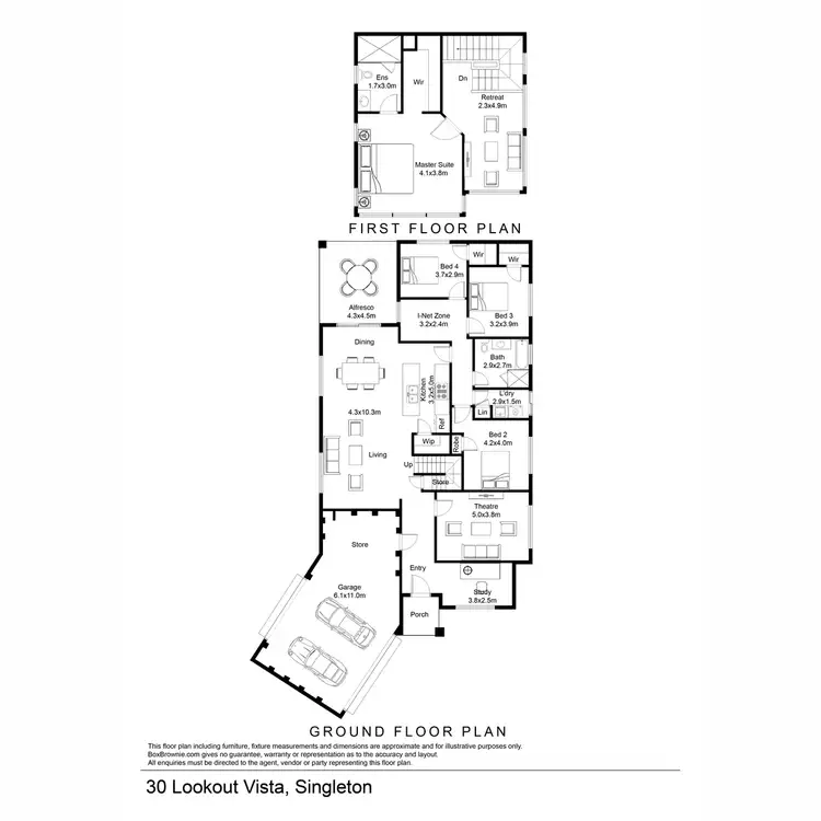 Floorplan of Homely house listing, 30 Lookout Vista, Singleton WA 6175