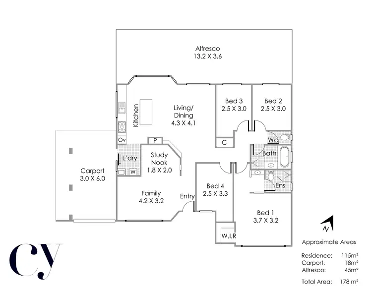 Floorplan of Homely house listing, 102 Bolderwood Drive, South Lake WA 6164