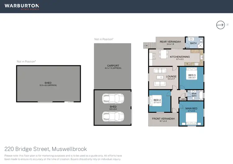 Floorplan of Homely house listing, 220 Bridge Street, Muswellbrook NSW 2333