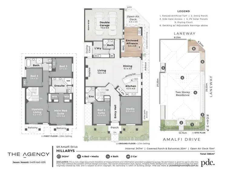 Floorplan of Homely house listing, 69 Amalfi Drive, Hillarys WA 6025