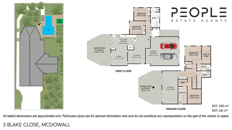 Floorplan of Homely house listing, 3 Blake Close, Mcdowall QLD 4053
