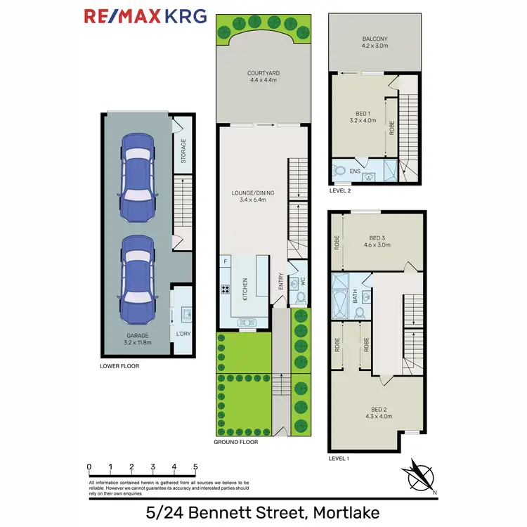 Floorplan of Homely townhouse listing, 5/24-28 Bennett Street, Mortlake NSW 2137