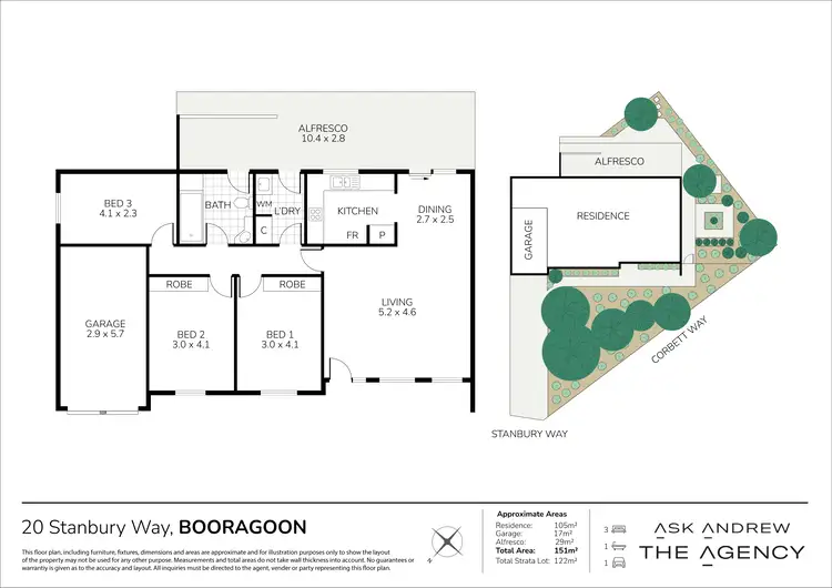 Floorplan of Homely house listing, 20 Stanbury Way, Booragoon WA 6154