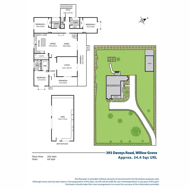 Floorplan of Homely house listing, 393 Daveys Road, Willow Grove VIC 3825