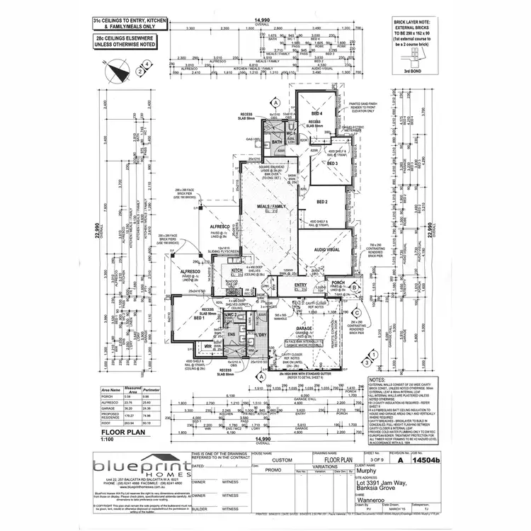 Floorplan of Homely house listing, 11 Jam Way, Banksia Grove WA 6031