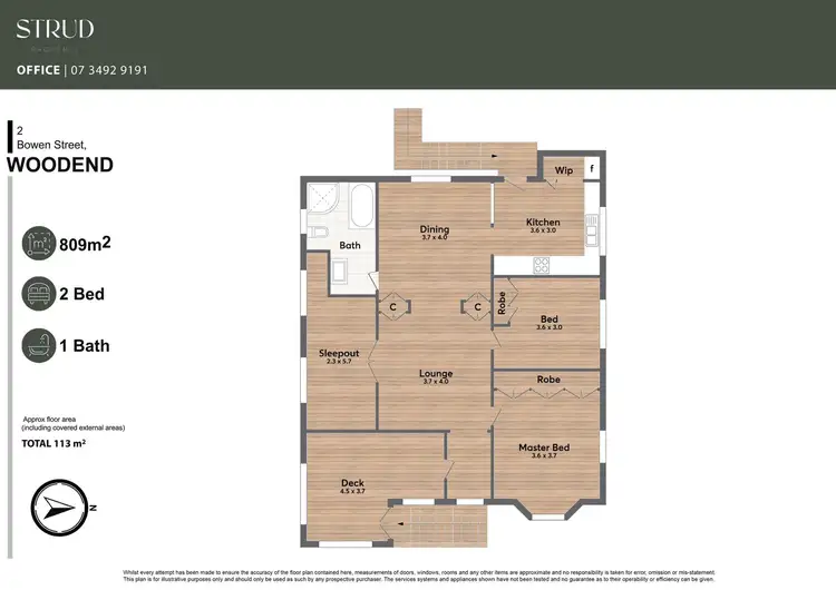 Floorplan of Homely house listing, 2 Bowen Street, Woodend QLD 4305