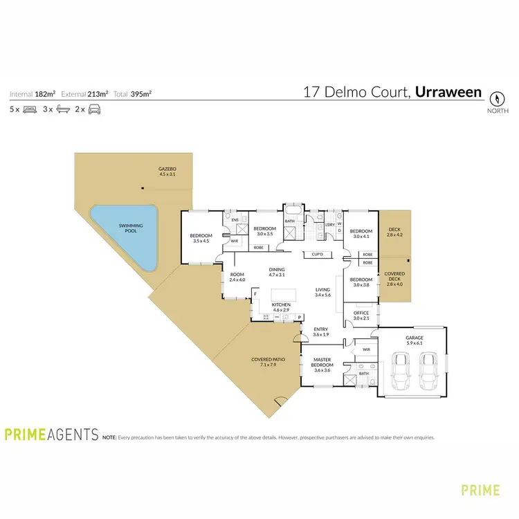 Floorplan of Homely house listing, 17 Delmo Court, Urraween QLD 4655