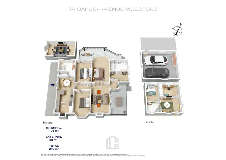 Floorplan of Homely house listing, 2A Oakura Avenue, Woodford NSW 2778